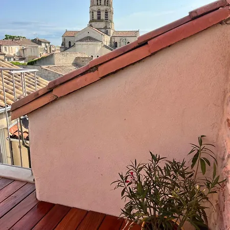 Cœur De Toits Un Rooftop Au Centre De Appartement Nîmes